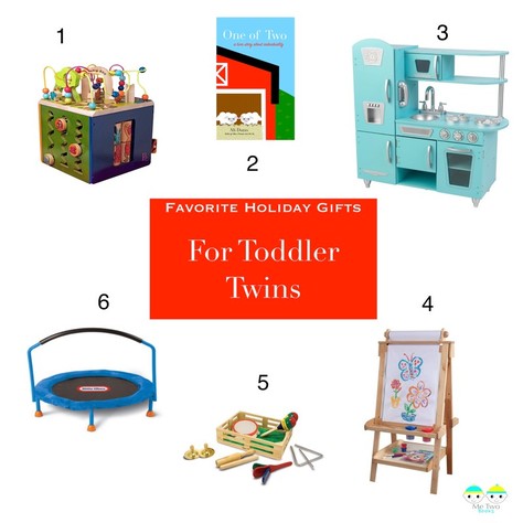 Toys must also be able to accommodate two or more kids playing together to help avoid tantrums that arise from taking turns. These 6 toys meet those criteria and are toys that actually get played with in my home.